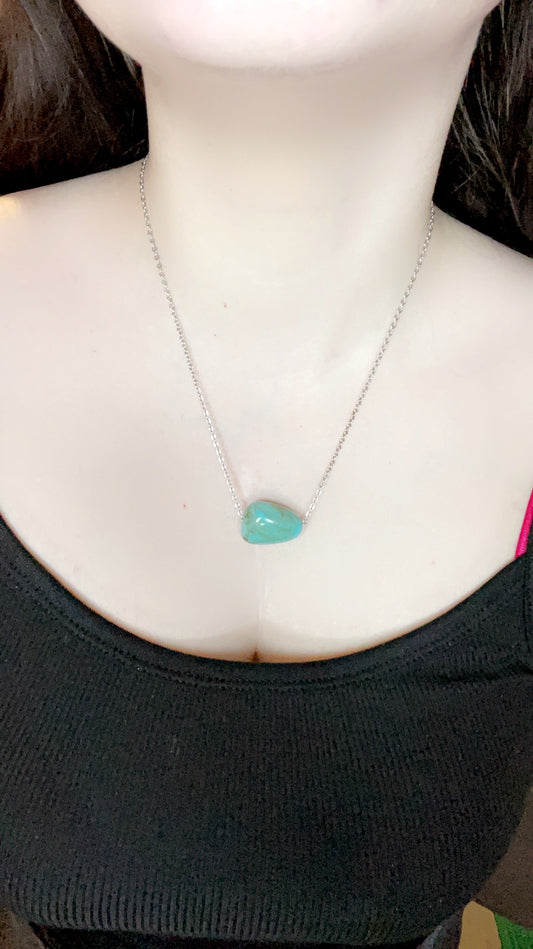 Turquoise Egg Necklace